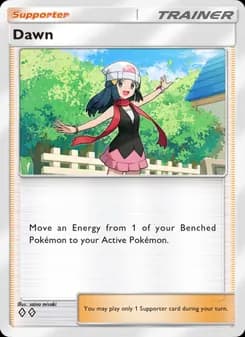 Dawn card in English