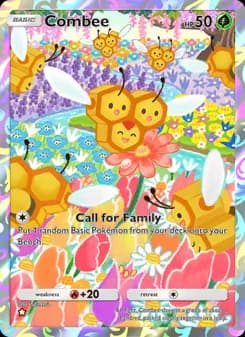 Combee card in English