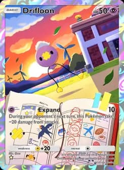 Drifloon card in English