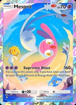 Mesprit card in English