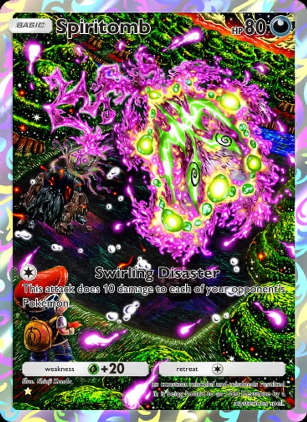 Spiritomb card in English
