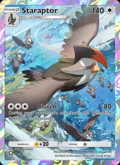 Staraptor card in English