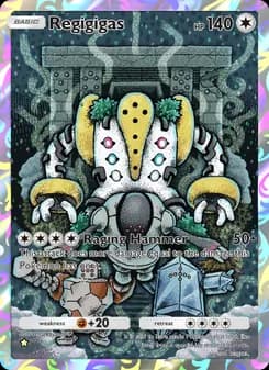 Regigigas card in English