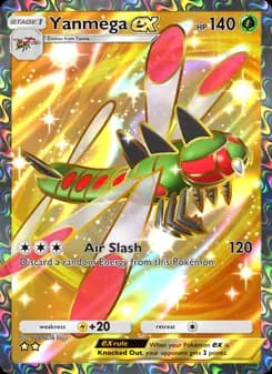 Yanmega ex card in English