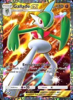 Gallade ex card in English