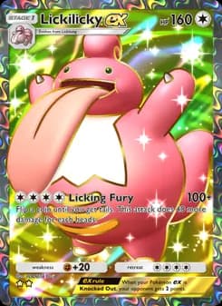 Lickilicky ex card in English
