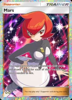 Mars card in English