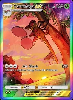 Yanmega ex card in English