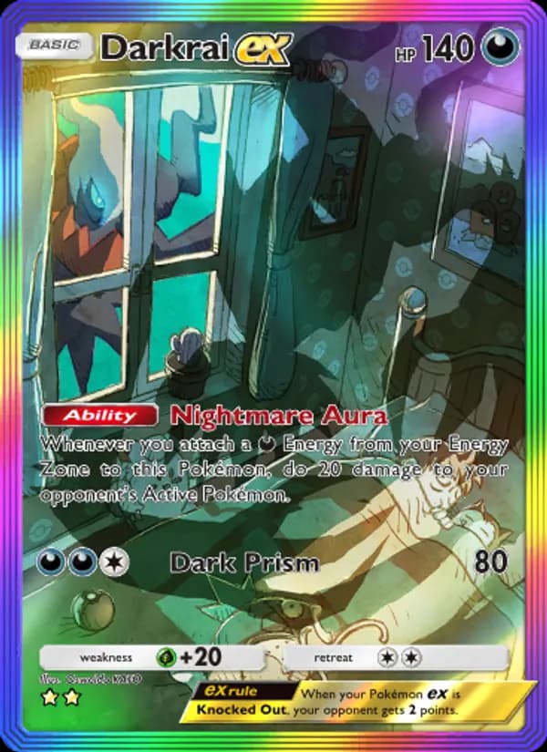 Darkrai ex card in English