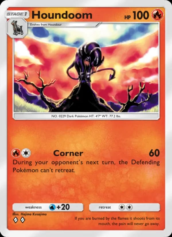 Houndoom card in English
