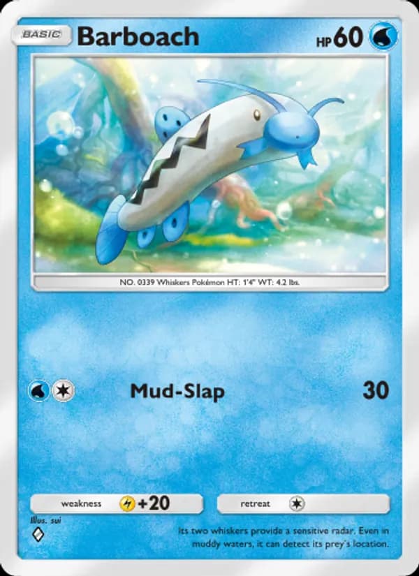 Barboach card in English