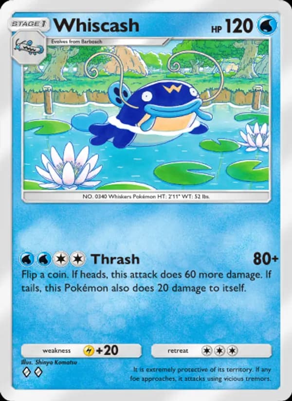 Whiscash card in English