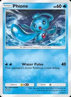 Phione card in English