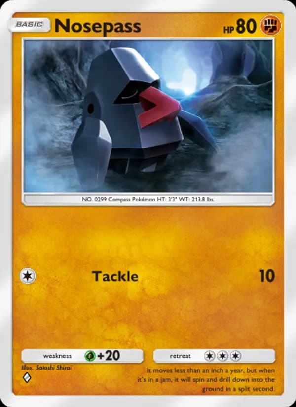 Nosepass card in English