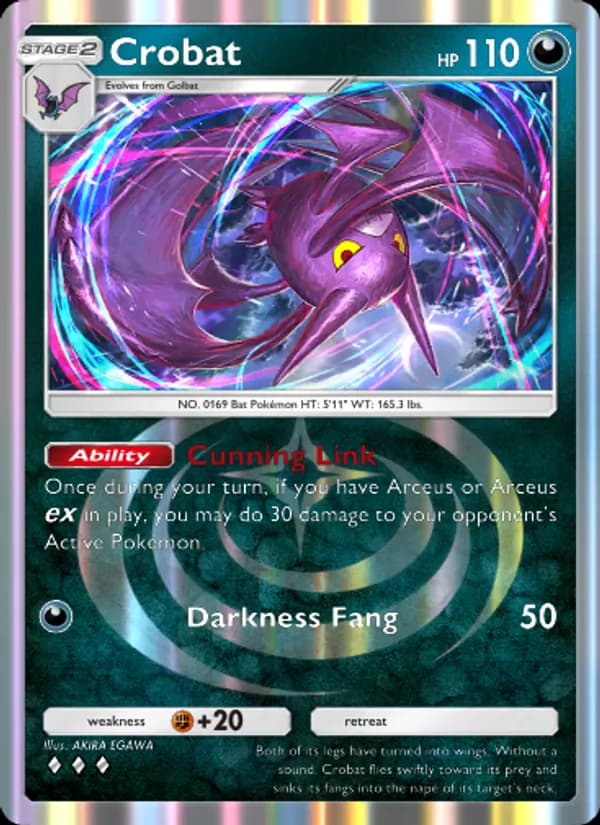 Crobat card in English