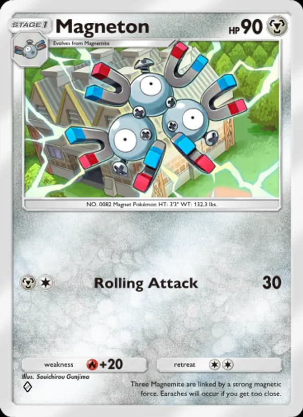 Magneton card in English