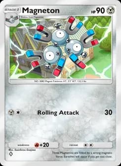 Magneton card in English