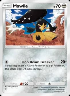 Mawile card in English