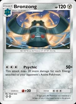 Bronzong card in English