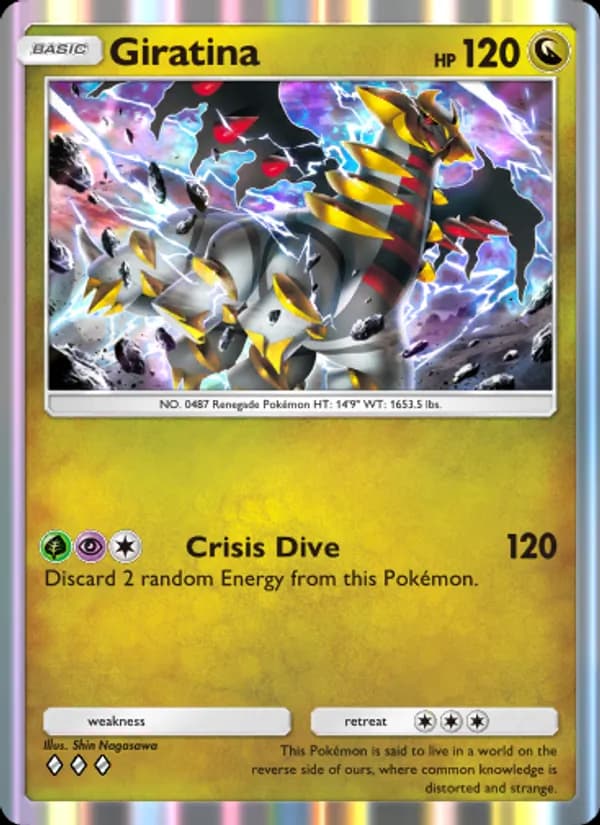 Giratina card in English