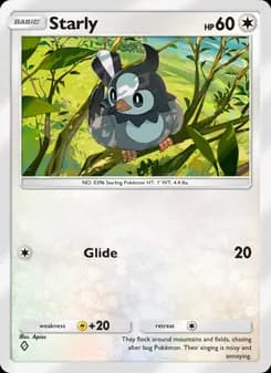 Starly card in English