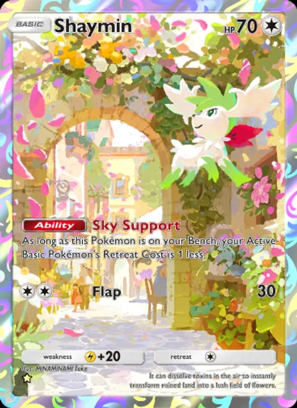 Shaymin card in English