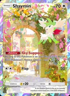 Shaymin card in English
