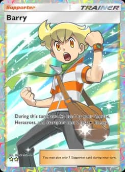 Barry card in English