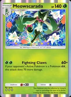 Meowscarada card in English