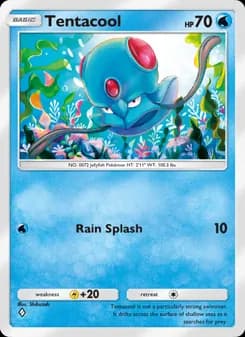 Tentacool card in English