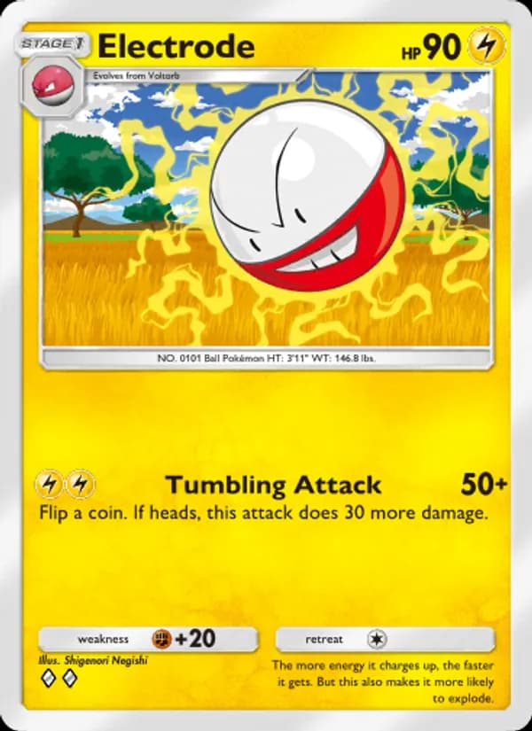 Electrode card in English