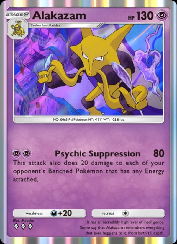 Alakazam card in English