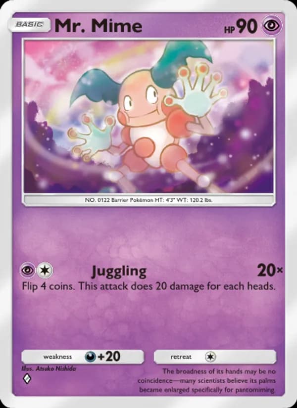 Mr. Mime card in English