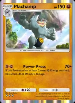 Machamp card in English