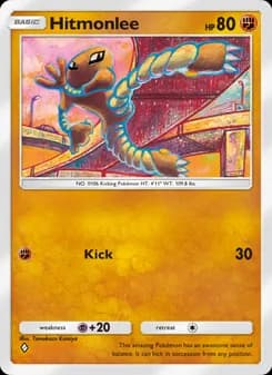 Hitmonlee card in English