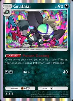Grafaiai card in English