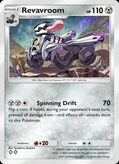 Revavroom card in English
