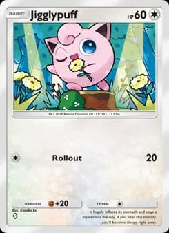 Jigglypuff card in English