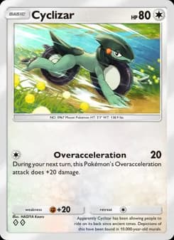 Cyclizar card in English