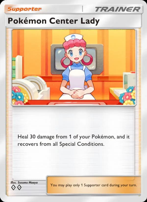 Pokémon Center Lady card in English