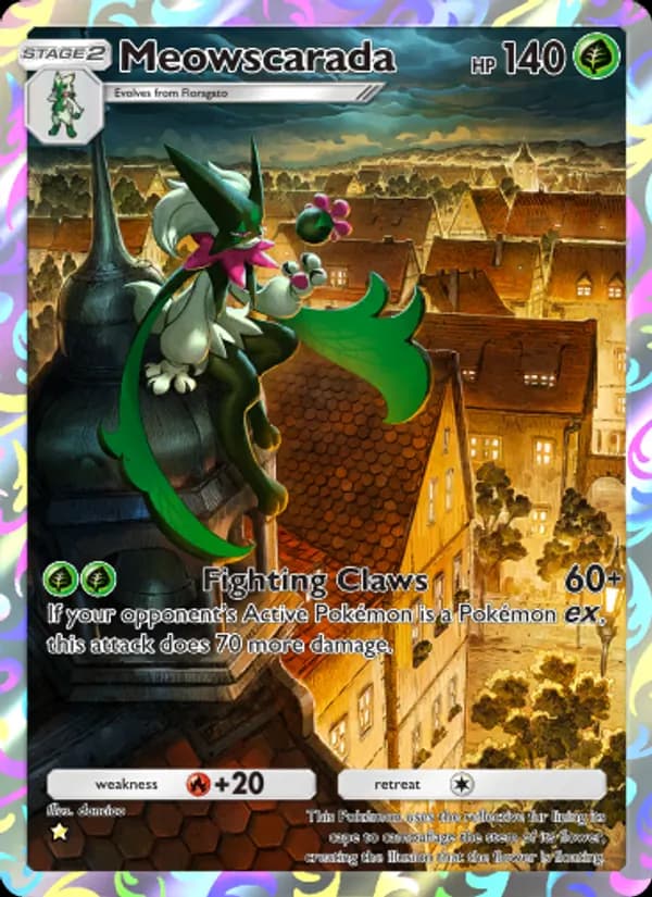 Meowscarada card in English