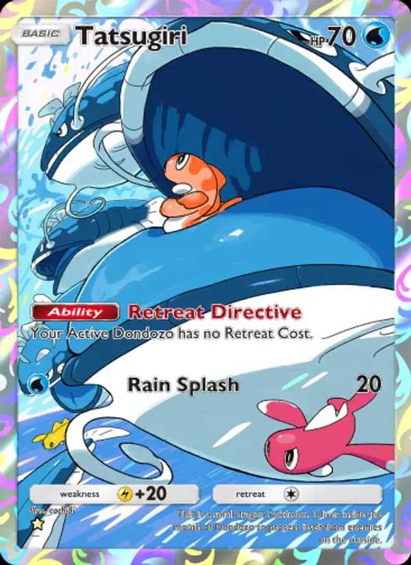 Tatsugiri card in English
