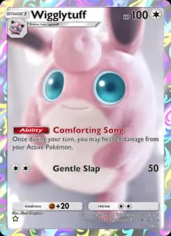 Wigglytuff card in English