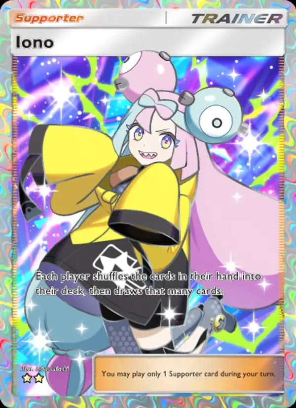 Iono card in English