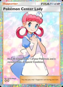 Pokémon Center Lady card in English