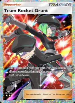 Team Rocket Grunt card in English