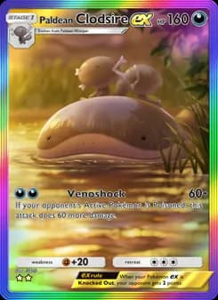 Paldean Clodsire ex card in English
