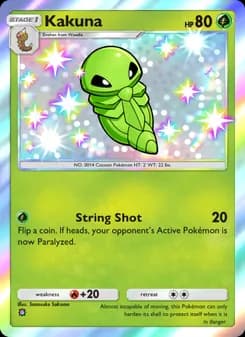 Kakuna card in English