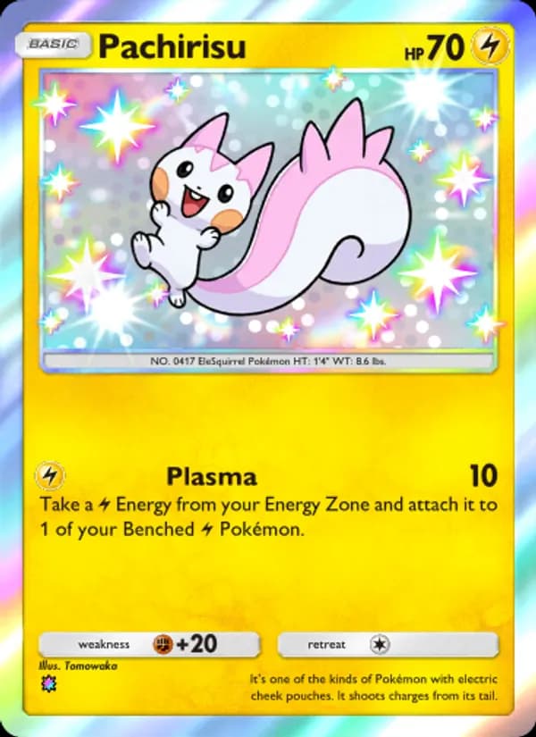 Pachirisu card in English
