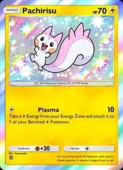 Pachirisu card in English